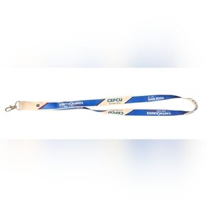 2 San Jose Earthquakes Soccer Lanyards